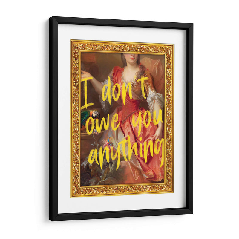 I don't owe you - Nayeli Cabrera | Cuadro decorativo de Canvas Lab