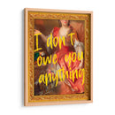 I don't owe you - Nayeli Cabrera | Cuadro decorativo de Canvas Lab