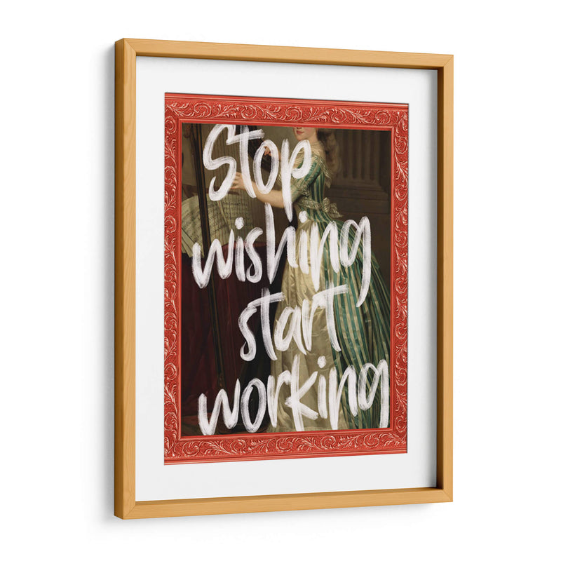 stop wishing - Nayeli Cabrera | Cuadro decorativo de Canvas Lab