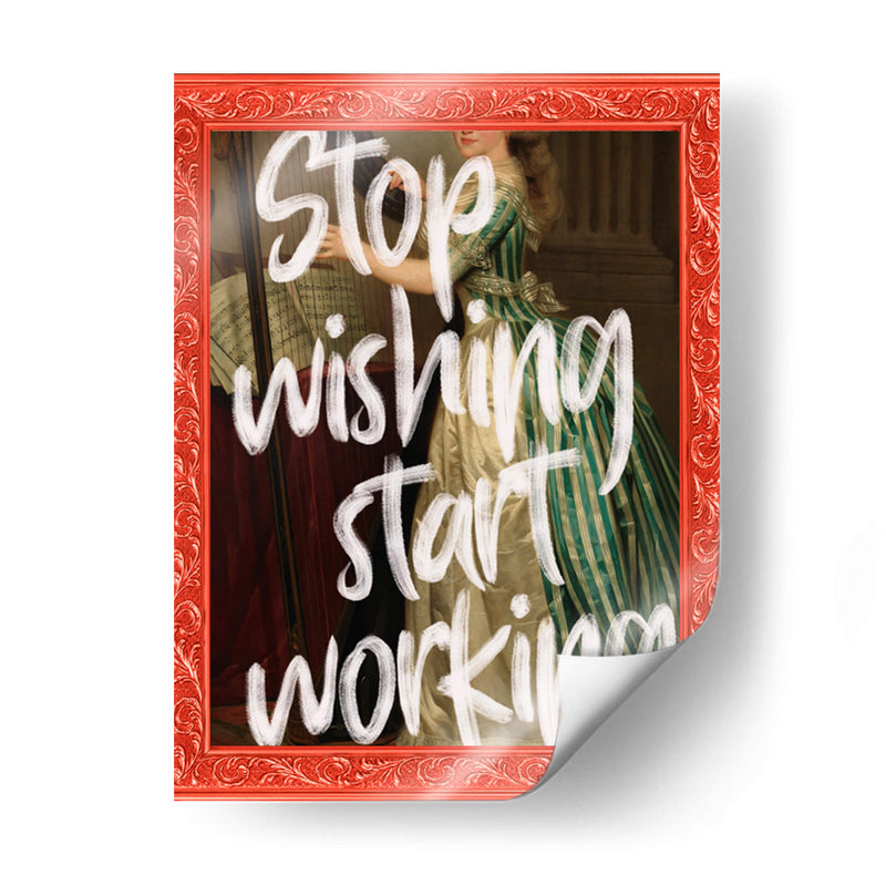 stop wishing - Nayeli Cabrera | Cuadro decorativo de Canvas Lab