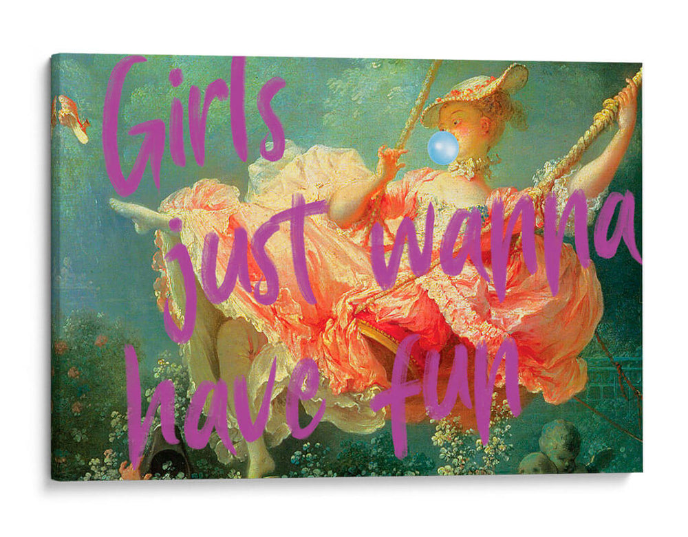 girls just wanna have fun - Nayeli Cabrera | Cuadro decorativo de Canvas Lab