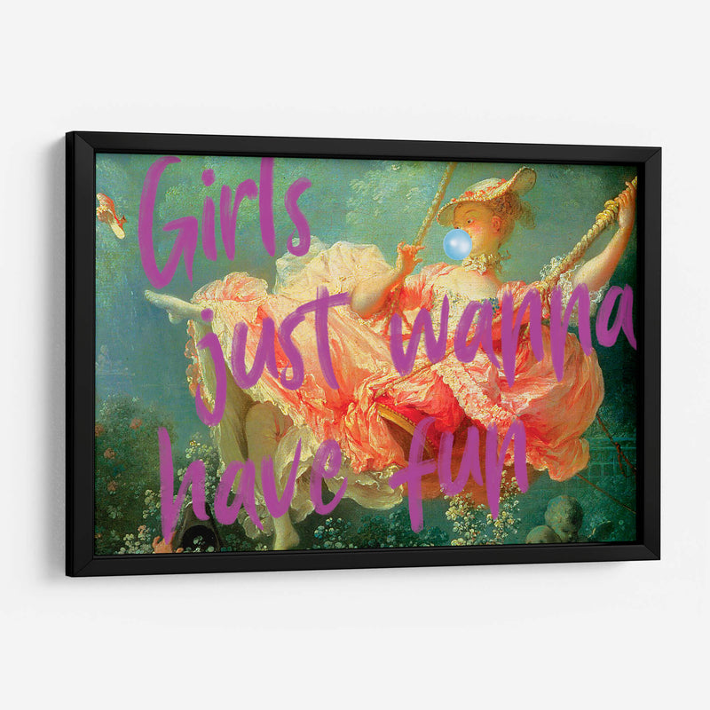 girls just wanna have fun - Nayeli Cabrera | Cuadro decorativo de Canvas Lab