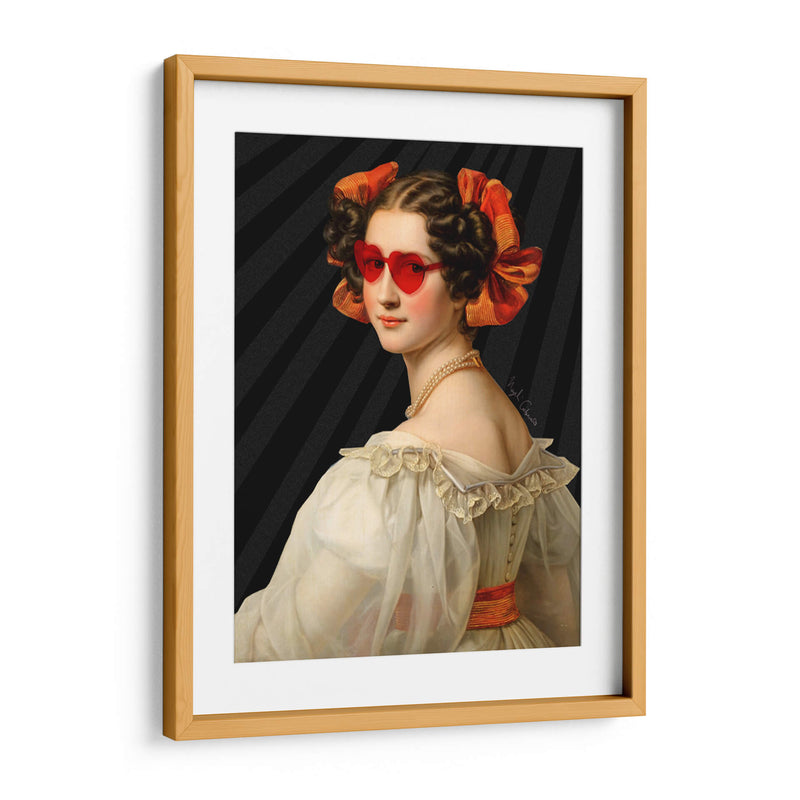 lentes rojos - Nayeli Cabrera | Cuadro decorativo de Canvas Lab