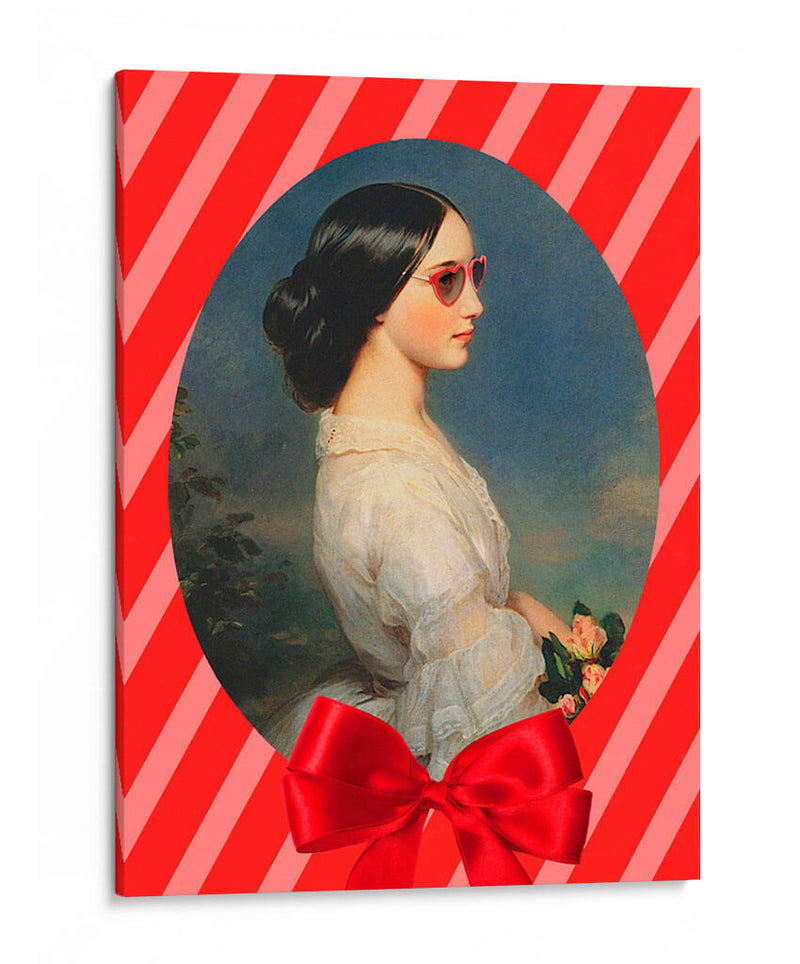 moño rojo - Nayeli Cabrera | Cuadro decorativo de Canvas Lab