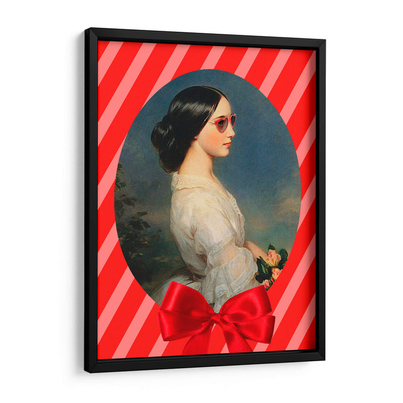 moño rojo - Nayeli Cabrera | Cuadro decorativo de Canvas Lab