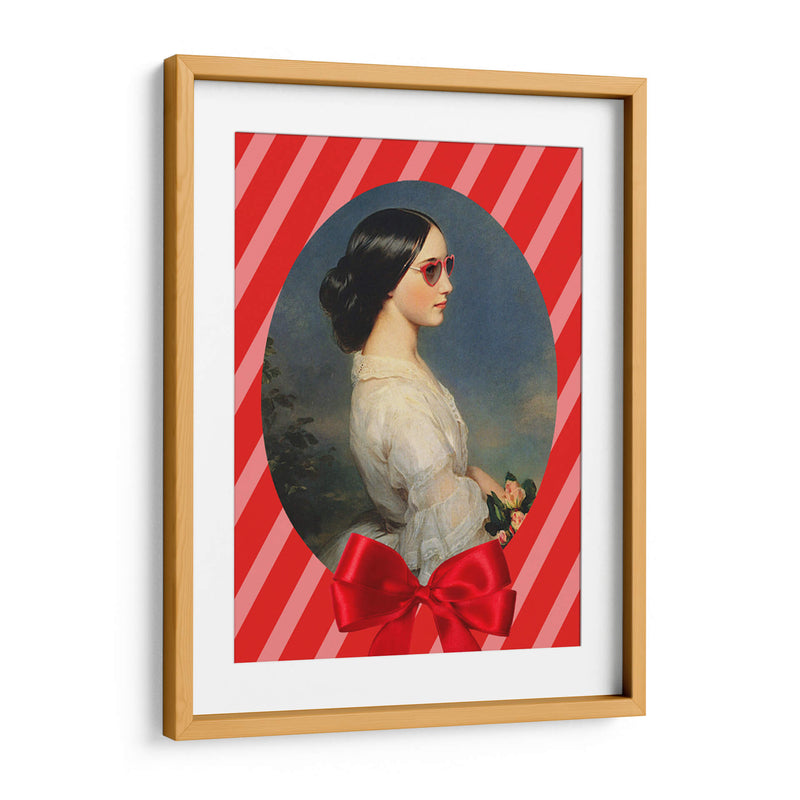 moño rojo - Nayeli Cabrera | Cuadro decorativo de Canvas Lab