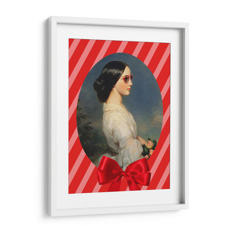 moño rojo - Nayeli Cabrera | Cuadro decorativo de Canvas Lab