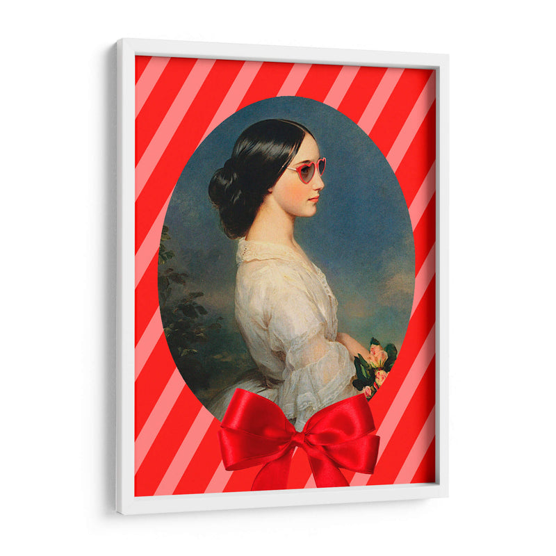 moño rojo - Nayeli Cabrera | Cuadro decorativo de Canvas Lab