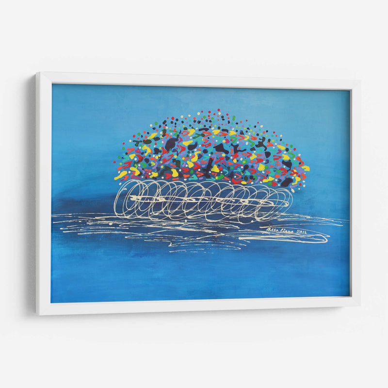 Tolvanera de ciclistas - Alba Derbez | Cuadro decorativo de Canvas Lab