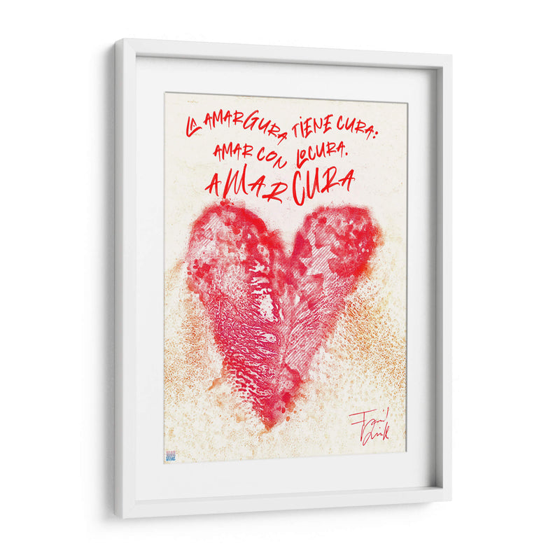 Amar Cura 75-100 - Farid Dieck | Cuadro decorativo de Canvas Lab
