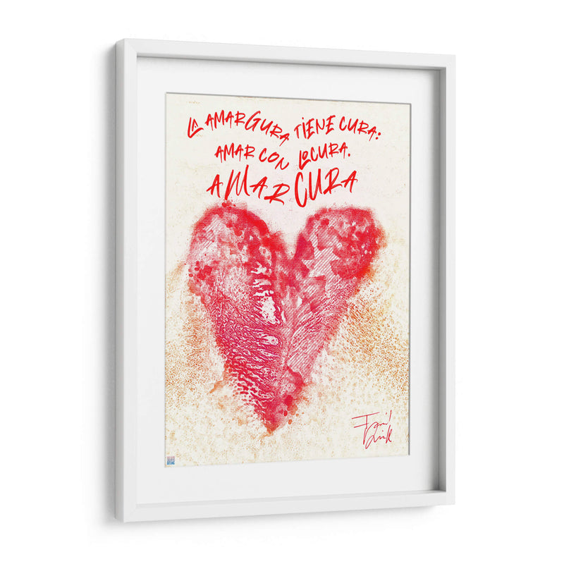Amar Cura 90-120 - Farid Dieck | Cuadro decorativo de Canvas Lab