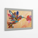El colibrí y la flor 2 - Rodríguez Marconi | Cuadro decorativo de Canvas Lab