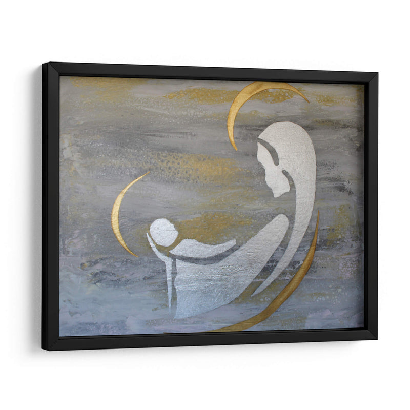 Virgen y bebé - Alba Derbez | Cuadro decorativo de Canvas Lab