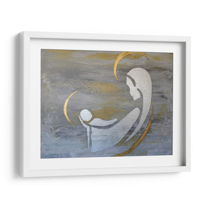 Virgen y bebé - Alba Derbez | Cuadro decorativo de Canvas Lab