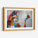 La gata y la manzana - Rodríguez Marconi | Cuadro decorativo de Canvas Lab