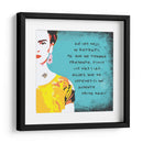 Ahí les dejo mi retrato Frida Kahlo en Fondo Azul - Mario Velazquez | Cuadro decorativo de Canvas Lab