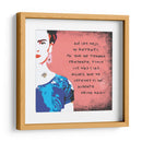 Ahí les dejo mi retrato Frida Kahlo en Fondo Rosa - Mario Velazquez | Cuadro decorativo de Canvas Lab