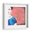 Ahí les dejo mi retrato Frida Kahlo en Fondo Rosa - Mario Velazquez | Cuadro decorativo de Canvas Lab
