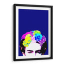 Los Ojos de Frida en Fondo Azul - Mario Velazquez | Cuadro decorativo de Canvas Lab