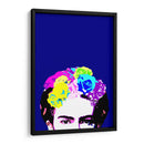 Los Ojos de Frida en Fondo Azul - Mario Velazquez | Cuadro decorativo de Canvas Lab