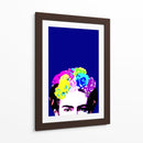 Los Ojos de Frida en Fondo Azul - Mario Velazquez | Cuadro decorativo de Canvas Lab