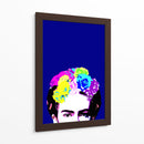 Los Ojos de Frida en Fondo Azul - Mario Velazquez | Cuadro decorativo de Canvas Lab