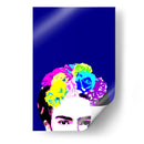 Los Ojos de Frida en Fondo Azul - Mario Velazquez | Cuadro decorativo de Canvas Lab