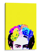 Los Ojos de Frida en Fondo Amarillo - Mario Velazquez | Cuadro decorativo de Canvas Lab