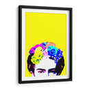 Los Ojos de Frida en Fondo Amarillo - Mario Velazquez | Cuadro decorativo de Canvas Lab