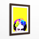 Los Ojos de Frida en Fondo Amarillo - Mario Velazquez | Cuadro decorativo de Canvas Lab