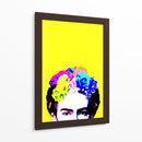 Los Ojos de Frida en Fondo Amarillo - Mario Velazquez | Cuadro decorativo de Canvas Lab