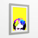 Los Ojos de Frida en Fondo Amarillo - Mario Velazquez | Cuadro decorativo de Canvas Lab