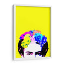 Los Ojos de Frida en Fondo Amarillo - Mario Velazquez | Cuadro decorativo de Canvas Lab