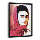 Frida Kahlo en Retrato Estilo Dibujo en Pastel - Mario Velazquez | Cuadro decorativo de Canvas Lab