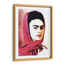 Frida Kahlo en Retrato Estilo Dibujo en Pastel - Mario Velazquez | Cuadro decorativo de Canvas Lab