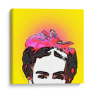 Retrato de Frida en Medios Tonos Amarillos - Mario Velazquez | Cuadro decorativo de Canvas Lab