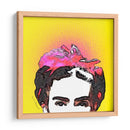 Retrato de Frida en Medios Tonos Amarillos - Mario Velazquez | Cuadro decorativo de Canvas Lab