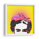 Retrato de Frida en Medios Tonos Amarillos - Mario Velazquez | Cuadro decorativo de Canvas Lab