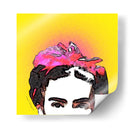 Retrato de Frida en Medios Tonos Amarillos - Mario Velazquez | Cuadro decorativo de Canvas Lab