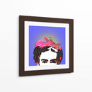 Retrato de Frida en Medios Tonos Azules - Mario Velazquez | Cuadro decorativo de Canvas Lab