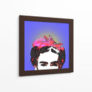 Retrato de Frida en Medios Tonos Azules - Mario Velazquez | Cuadro decorativo de Canvas Lab