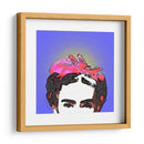 Retrato de Frida en Medios Tonos Azules - Mario Velazquez | Cuadro decorativo de Canvas Lab