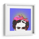 Retrato de Frida en Medios Tonos Azules - Mario Velazquez | Cuadro decorativo de Canvas Lab