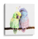 Lovebirds - Hue Art | Cuadro decorativo de Canvas Lab