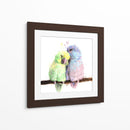 Lovebirds - Hue Art | Cuadro decorativo de Canvas Lab