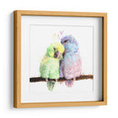 Lovebirds - Hue Art | Cuadro decorativo de Canvas Lab