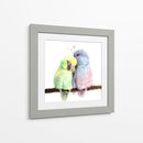 Lovebirds - Hue Art | Cuadro decorativo de Canvas Lab