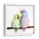 Lovebirds - Hue Art | Cuadro decorativo de Canvas Lab