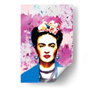 Frida Kahlo con Rebozo Aul - Mario Velazquez | Cuadro decorativo de Canvas Lab
