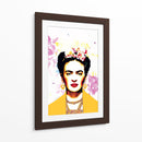 Frida Kahlo con Rebozo Amarillo - Mario Velazquez | Cuadro decorativo de Canvas Lab